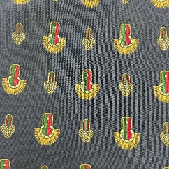 Celine Paris Men's Blue‎ Men's Necktie 100% Silk - Picture 3 of 7